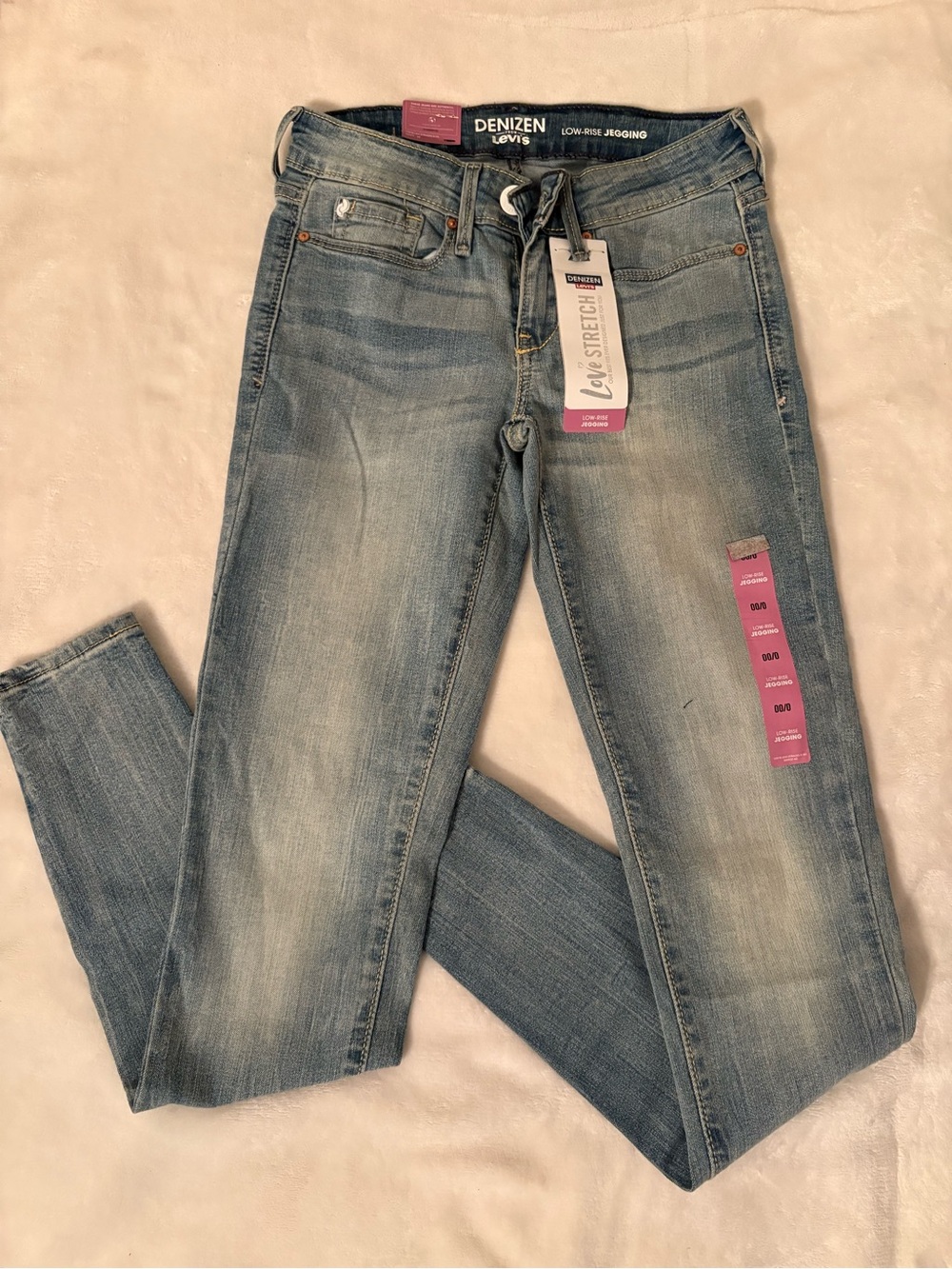 Denizen by Levi's Light Blue Low-Rise Stretch Jeggings